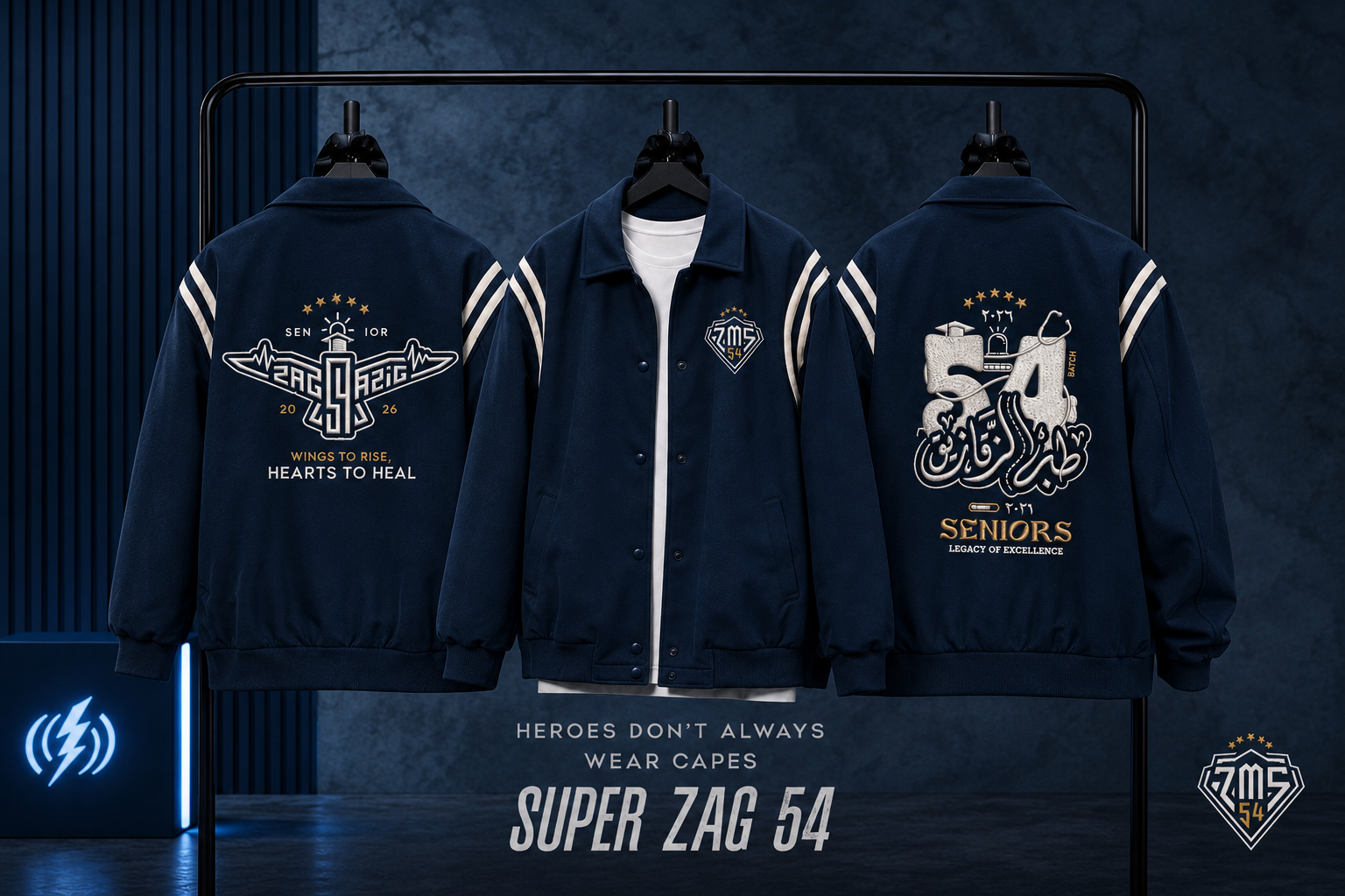 ZMS54 Baseball Jacket Mockup 1
